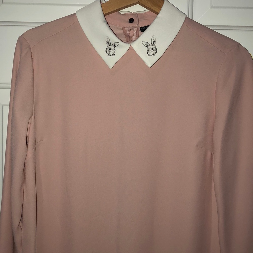 Victoria Beckham Soft Pink Shift Dress